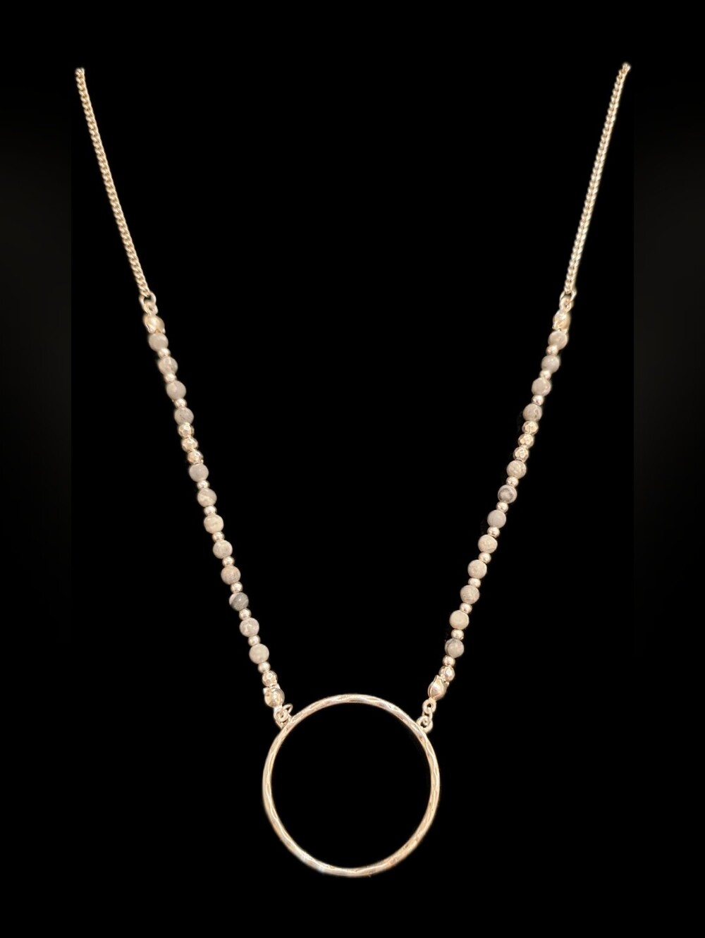 Delicate Circle Beaded Necklace